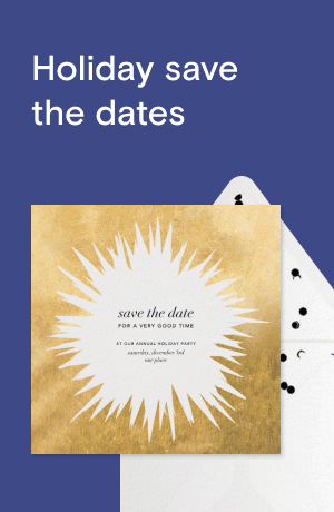 Holiday save the dates